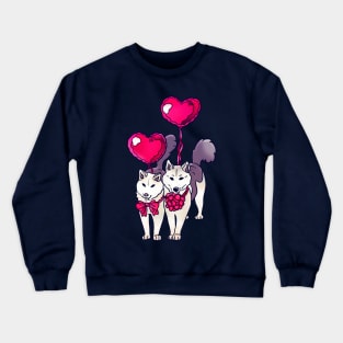 WE WUV YOU DOGGOS CARD PLUS Crewneck Sweatshirt